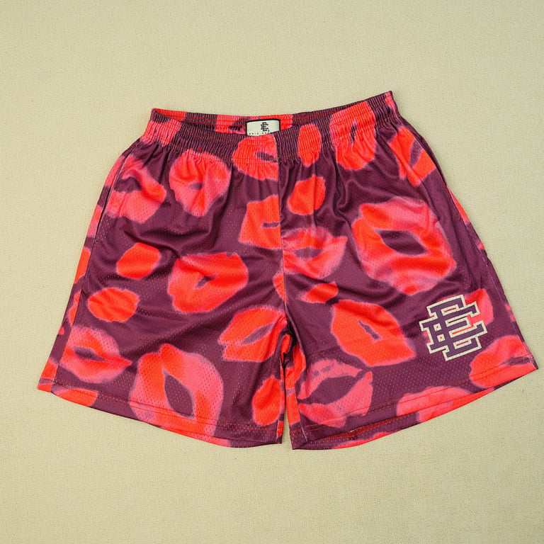 Eric Emanuel EE Valentines Day Kiss Shorts Purple - 5