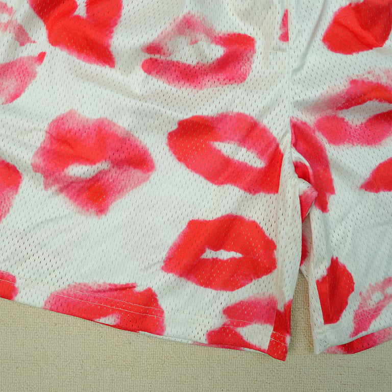 Eric Emanuel EE Valentines Day Kiss Shorts White - 12
