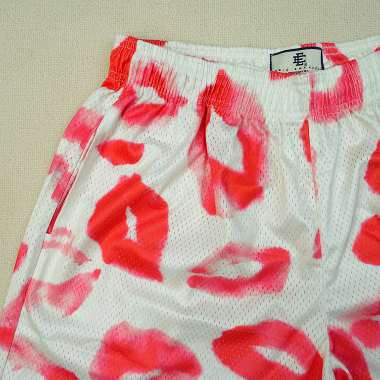 Eric Emanuel EE Valentines Day Kiss Shorts White - 13