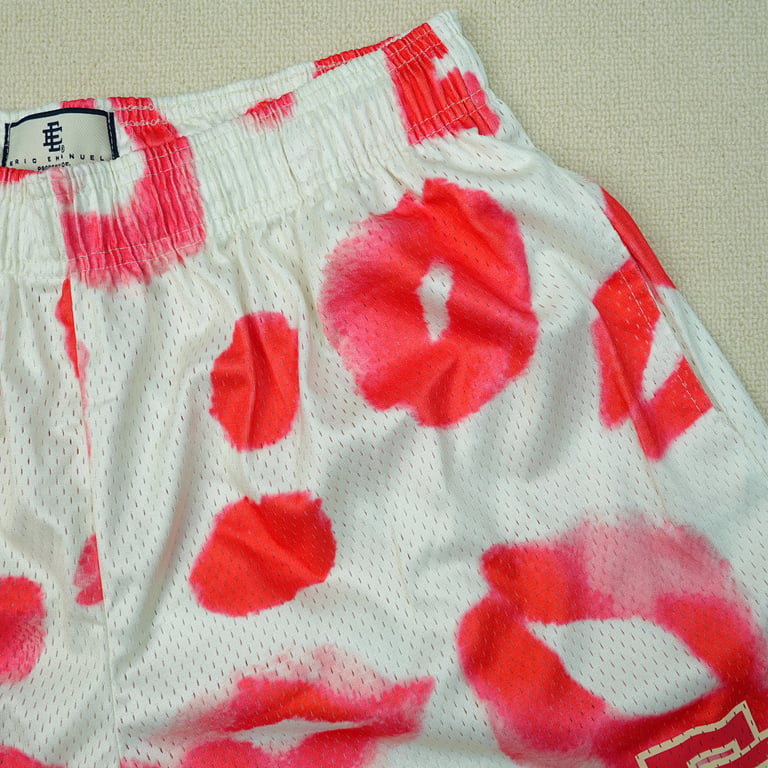 Eric Emanuel EE Valentines Day Kiss Shorts White - 14