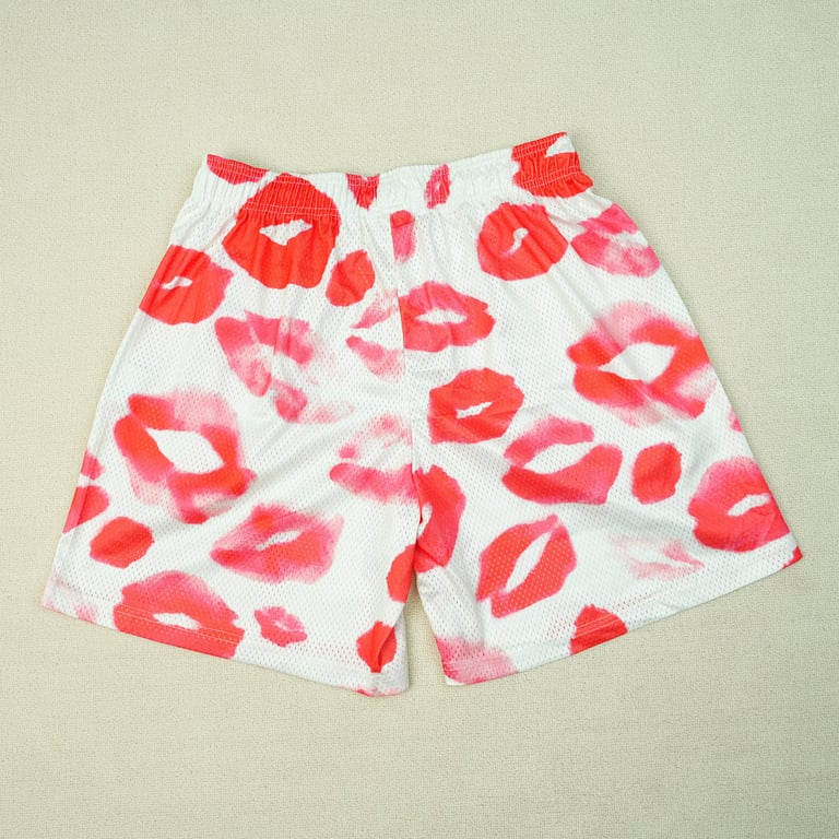 Eric Emanuel EE Valentines Day Kiss Shorts White - 16