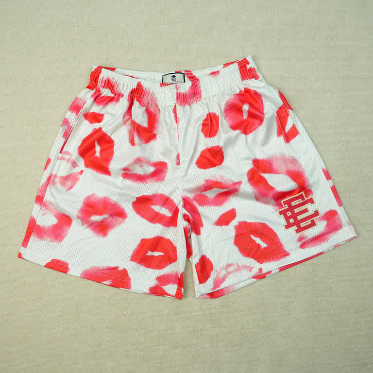 Eric Emanuel EE Valentines Day Kiss Shorts White - 5