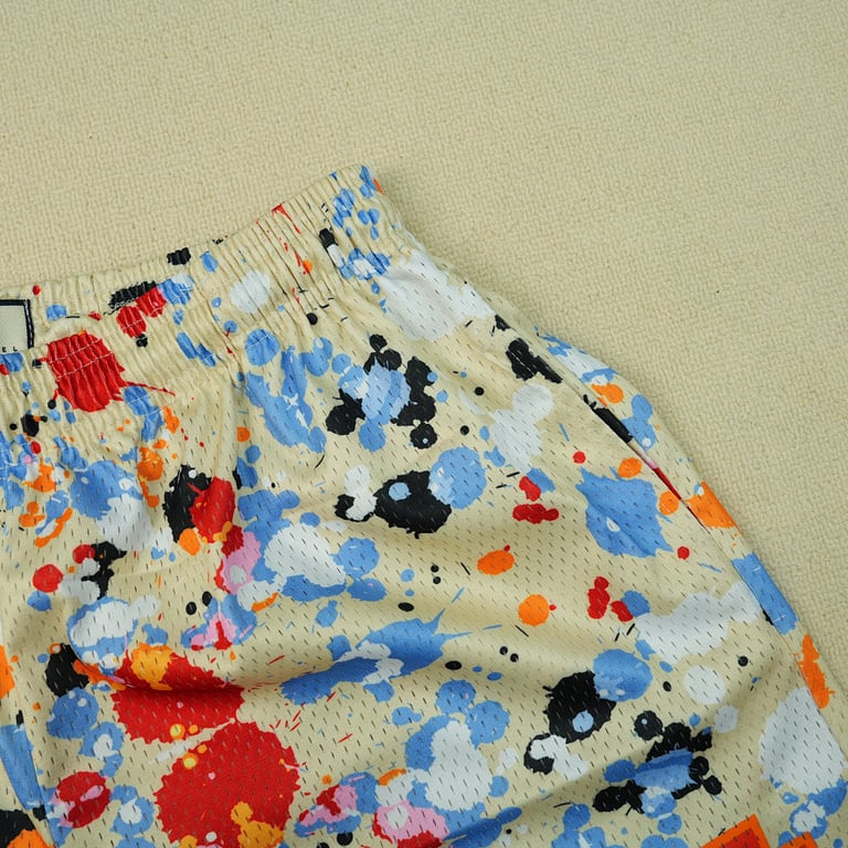 Eric Emanuel EE Basic Short White Splatter - 12