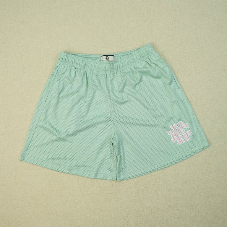 Eric Emanuel EE Basic Shorts Silt Green/Peach - 5
