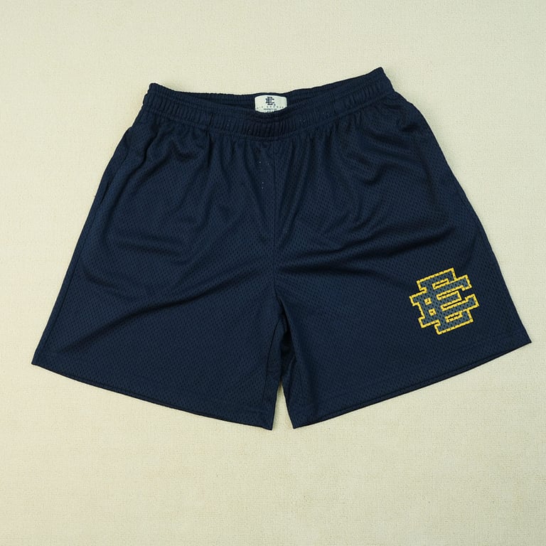 Eric Emanuel EE Basic Short (SS24) Navy/Yellow - 5