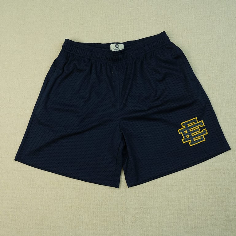 Eric Emanuel EE Basic Short (SS24) Navy/Yellow - 6