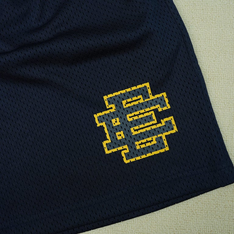 Eric Emanuel EE Basic Short (SS24) Navy/Yellow - 7