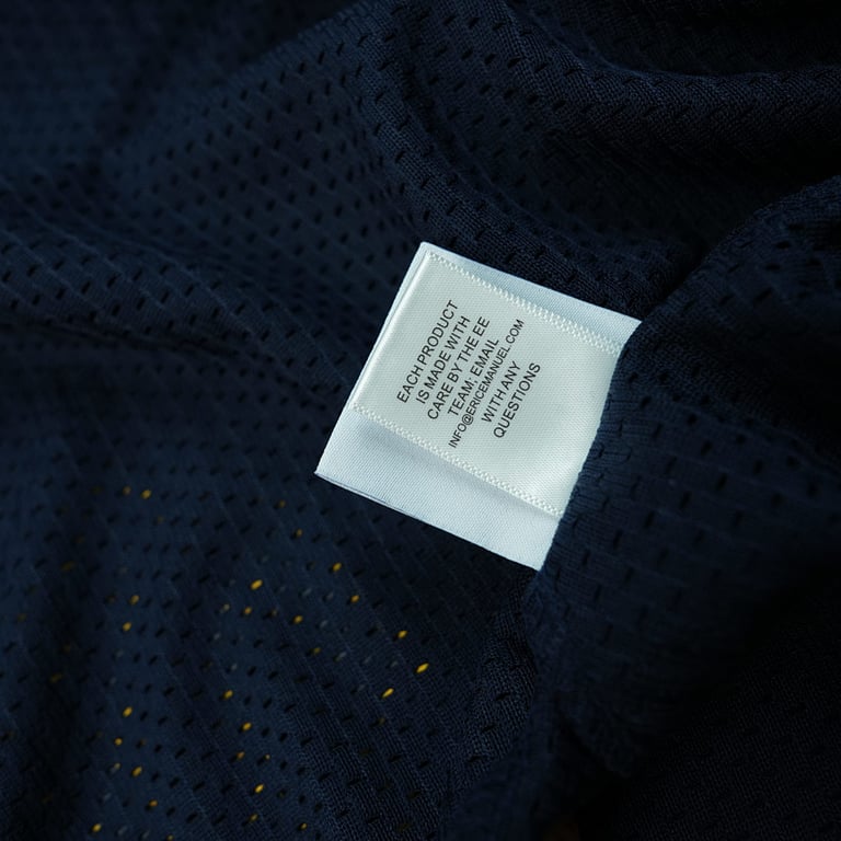 Eric Emanuel EE Basic Short (SS24) Navy/Yellow - 9