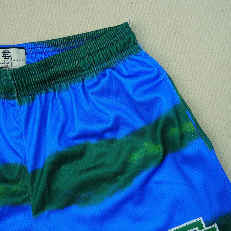 Eric Emanuel EE Short Blue/Green Stripe - 13