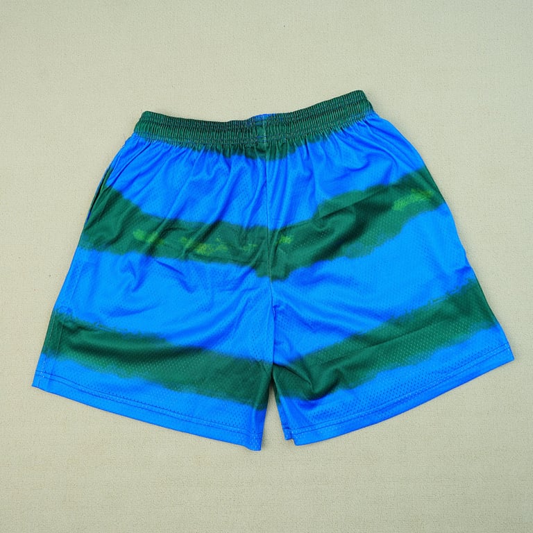Eric Emanuel EE Short Blue/Green Stripe - 15