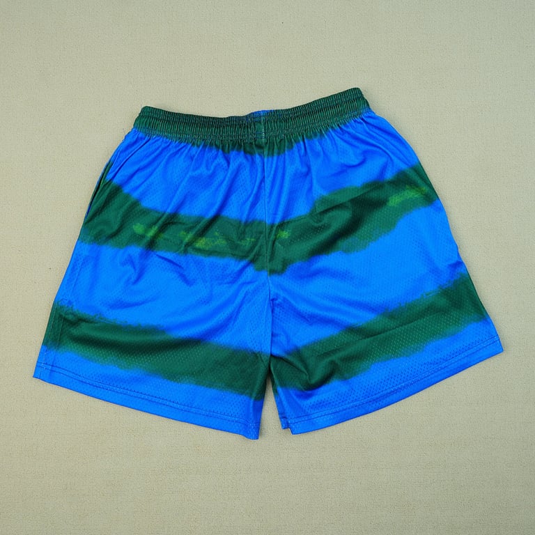 Eric Emanuel EE Short Blue/Green Stripe - 16