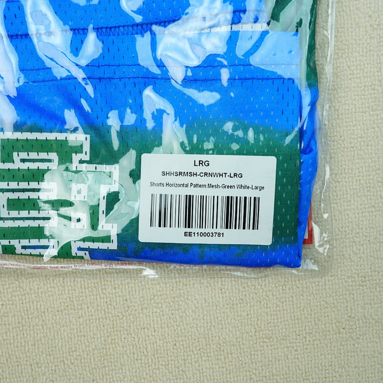 Eric Emanuel EE Short Blue/Green Stripe - 5