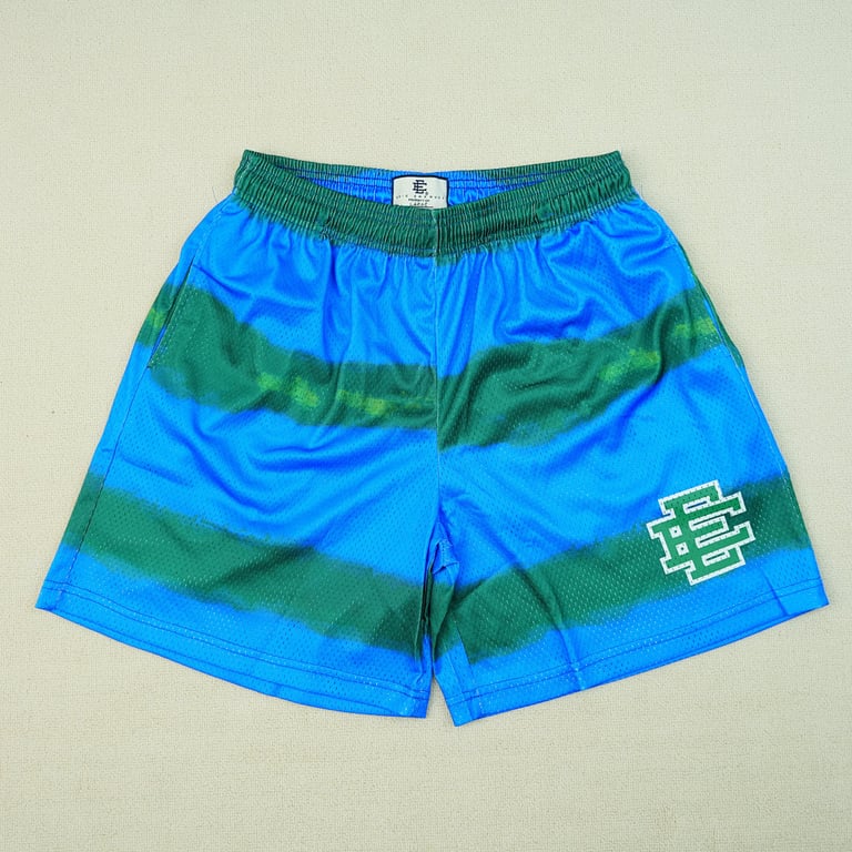 Eric Emanuel EE Short Blue/Green Stripe - 7