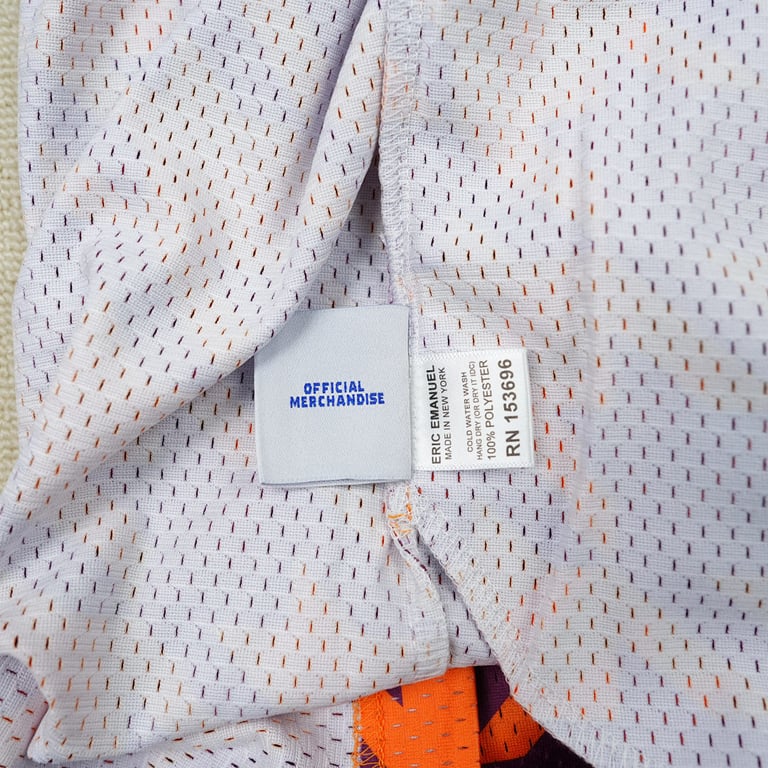 Eric Emanuel EE Basic Short Orange/Purple Houndstooth - 9