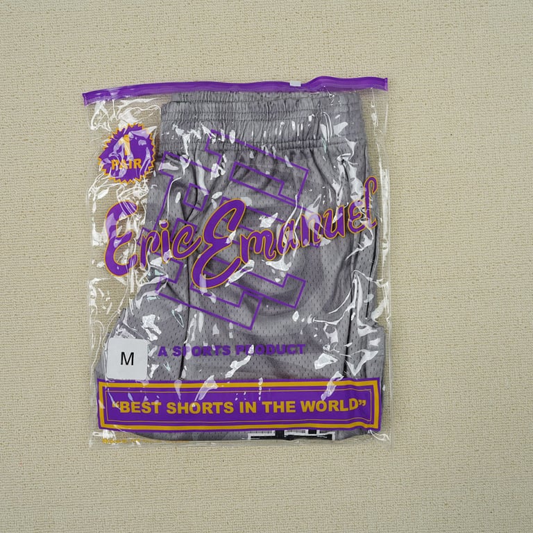 Eric Emanuel x Interscope Records EE Basic Short Grey - 2