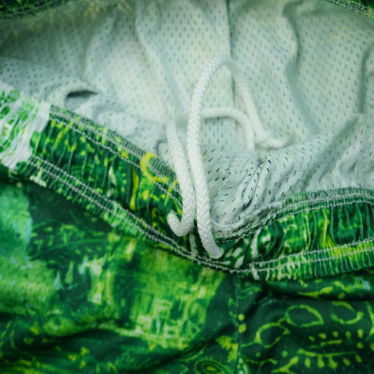 Eric Emanuel EE Basic Short Neon Green Paisley - 11