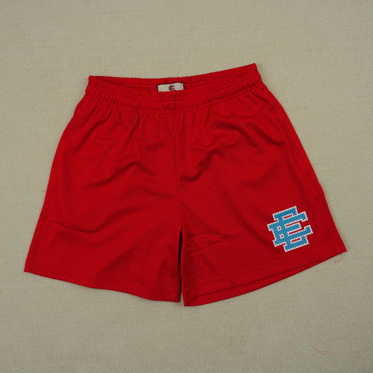 Eric Emanuel EE Basic Shorts Red/Aqua - 5