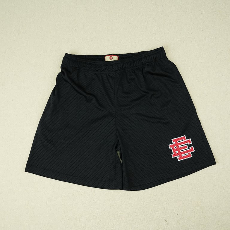 Eric Emanuel EE Basic Short (FW21) Black Varsity Red - 6