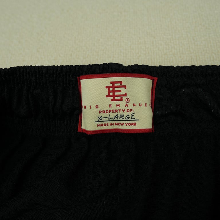 Eric Emanuel EE Basic Short (FW21) Black Varsity Red - 8