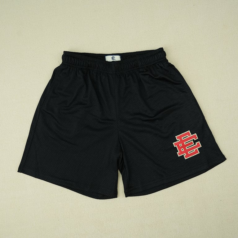 Eric Emanuel EE Basic Short Black/Varsity Red - 7