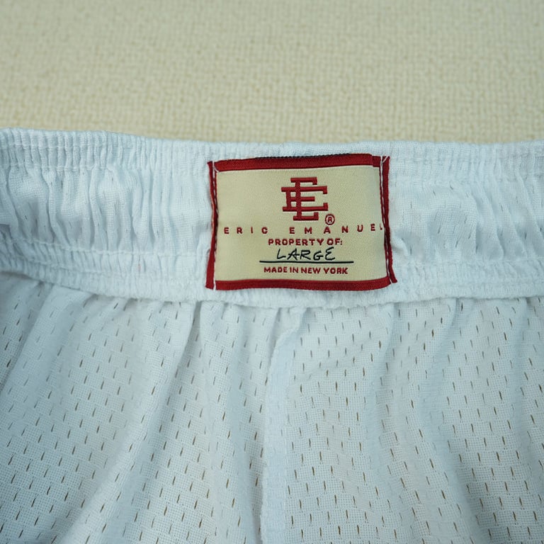 Eric Emanuel EE Basic Lightning Shorts White - 11