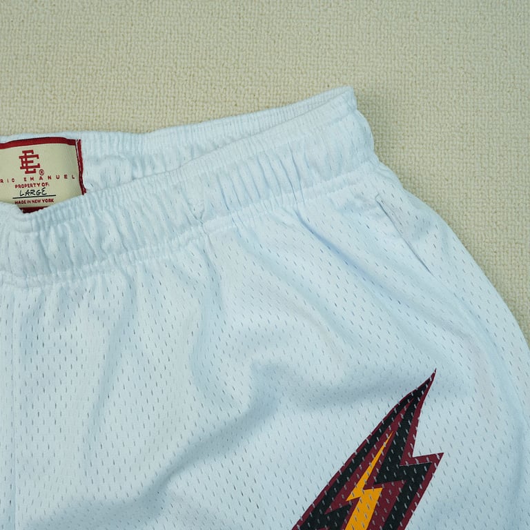Eric Emanuel EE Basic Lightning Shorts White - 12