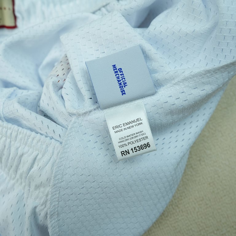 Eric Emanuel EE Basic Lightning Shorts White - 13
