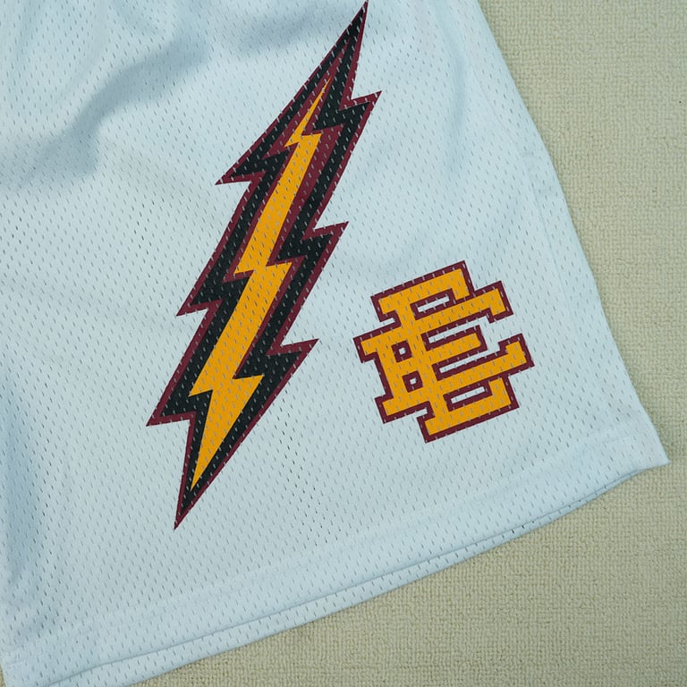 Eric Emanuel EE Basic Lightning Shorts White - 9