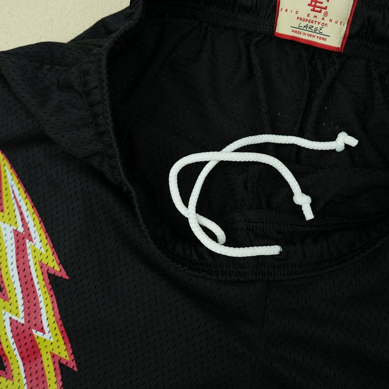 Eric Emanuel EE Basic Lightning Bolt Short Black/Yellow/Red - 16
