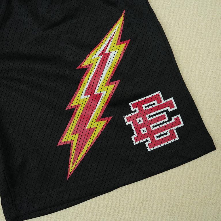 Eric Emanuel EE Basic Lightning Bolt Short Black/Yellow/Red - 9