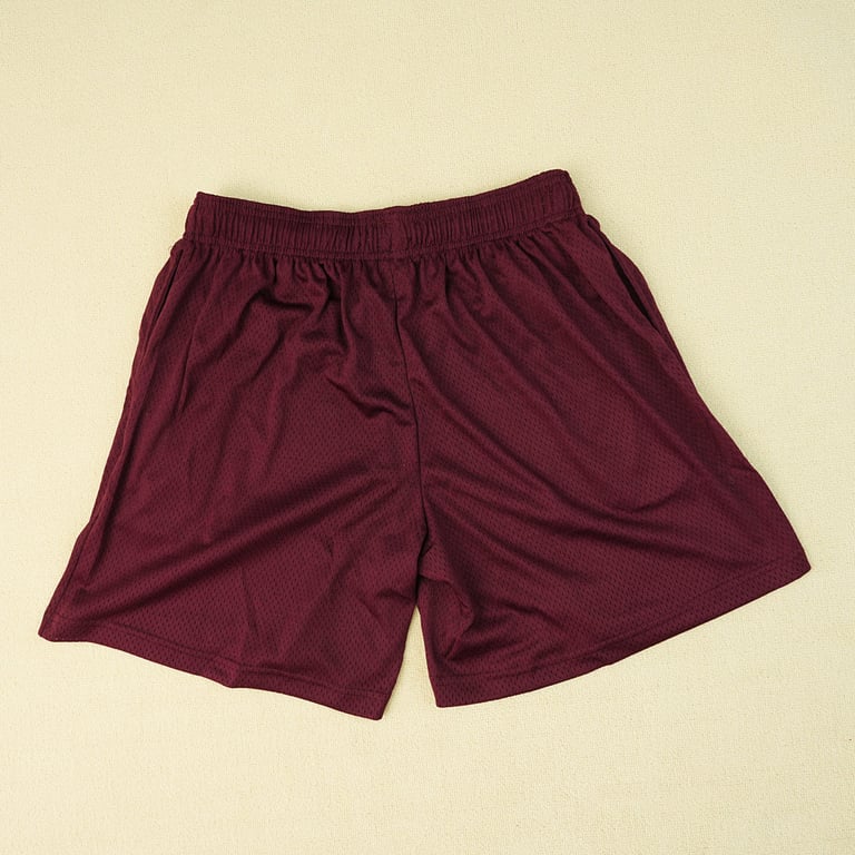 Eric Emanuel EE Basic Lightning Bolt Short Maroon/Orange/Bone - 14