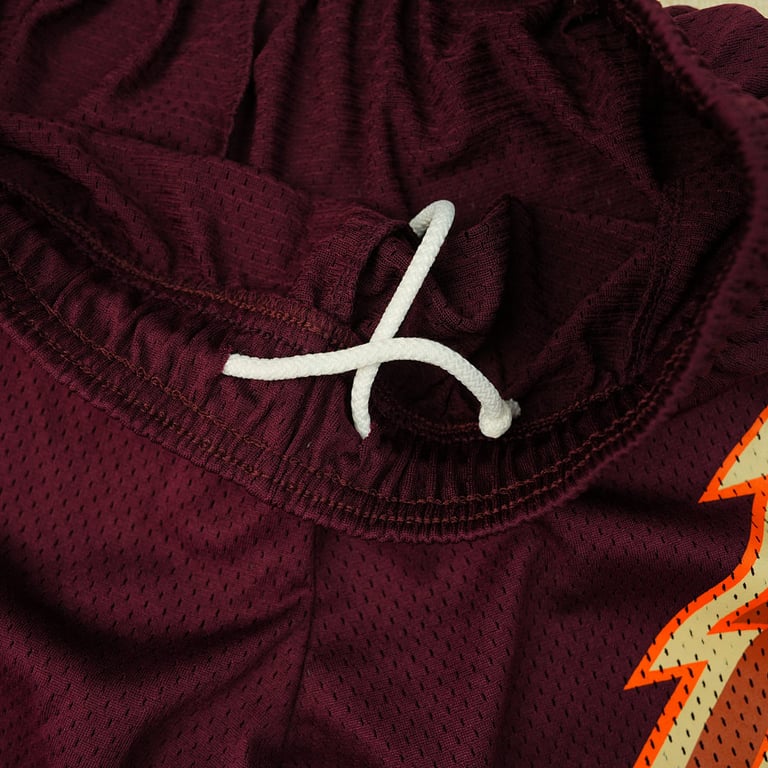 Eric Emanuel EE Basic Lightning Bolt Short Maroon/Orange/Bone - 15