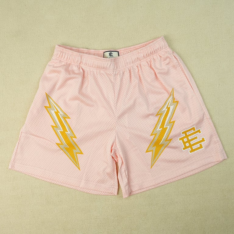 Eric Emanuel EE Short Rose Quartz/Yellow Bolt - 4