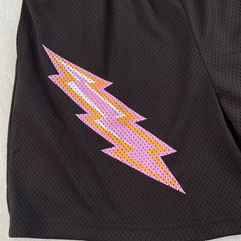 Eric Emanuel EE Short Dark Brown/Pink Bolt - 9