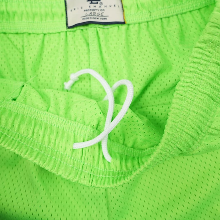 Eric Emanuel EE Basic Short Gecko Green Bolts - 10