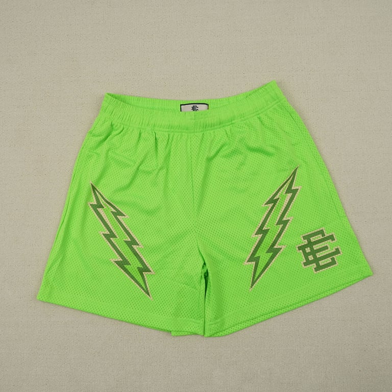 Eric Emanuel EE Basic Short Gecko Green Bolts - 4