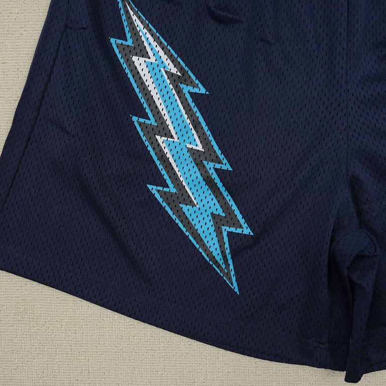 Eric Emanuel EE Basic Lightning Bolt Short Navy/Black/Teal - 4