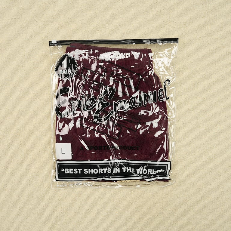 Eric Emanuel EE Basic Short Maroon/Off White - 3