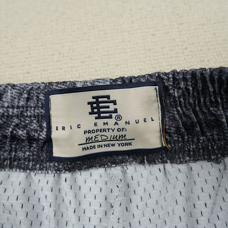 Eric Emanuel EE Baggy Short Black Denim/Dark Grey - 14