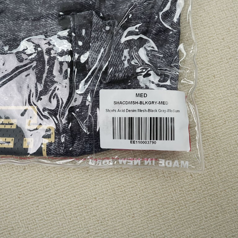 Eric Emanuel EE Baggy Short Black Denim/Dark Grey - 4