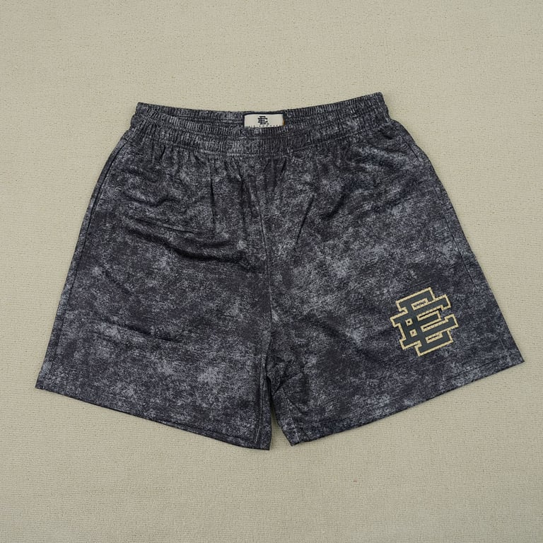 Eric Emanuel EE Baggy Short Black Denim/Dark Grey - 5