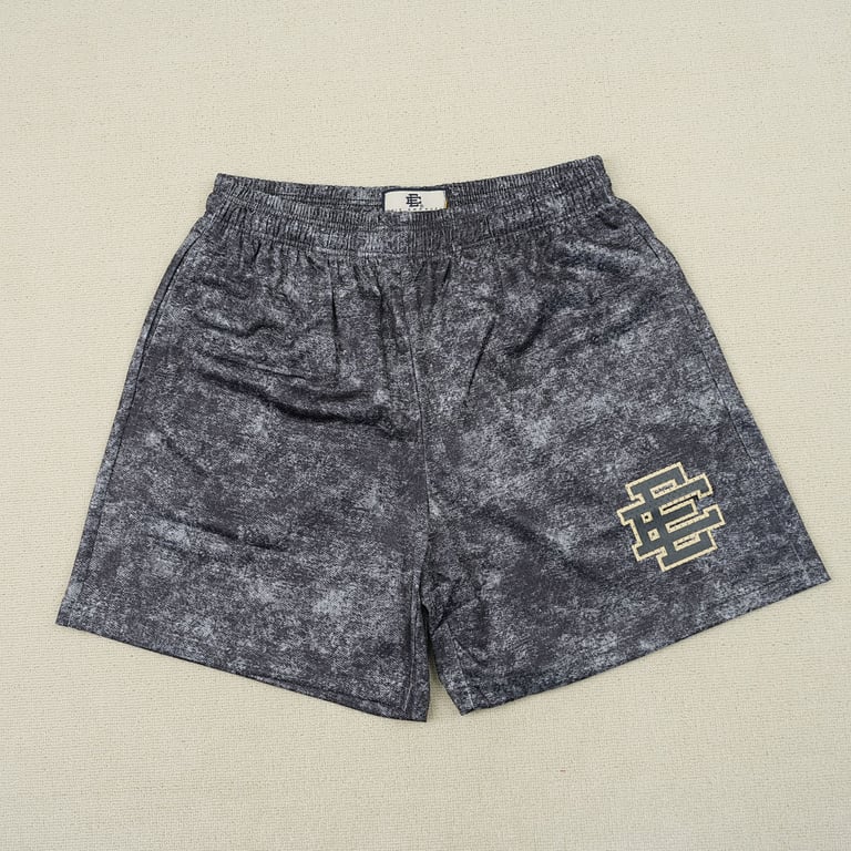 Eric Emanuel EE Baggy Short Black Denim/Dark Grey - 6