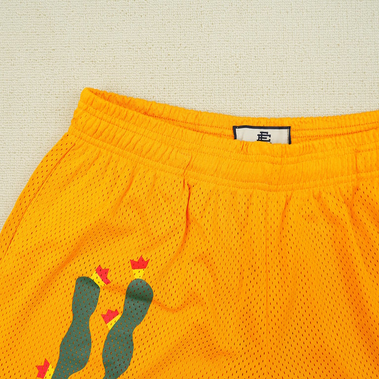Eric Emanuel Cactus Shorts Yellow - 4