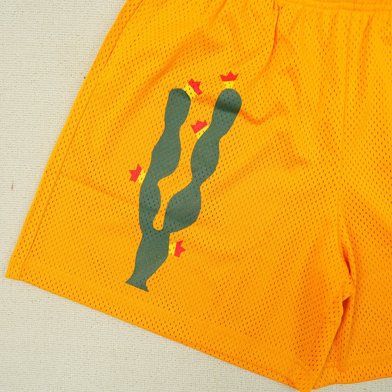 Eric Emanuel Cactus Shorts Yellow - 5