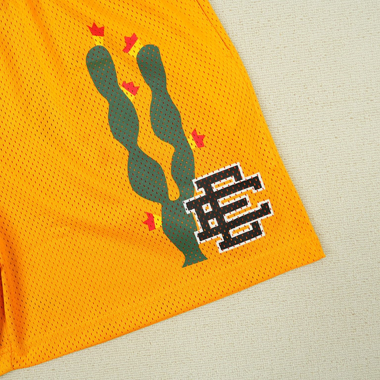 Eric Emanuel Cactus Shorts Yellow - 6