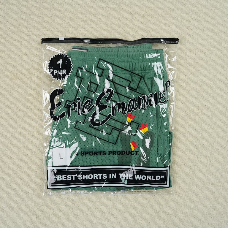 Eric Emanuel Cactus Mesh Shorts Green - 2