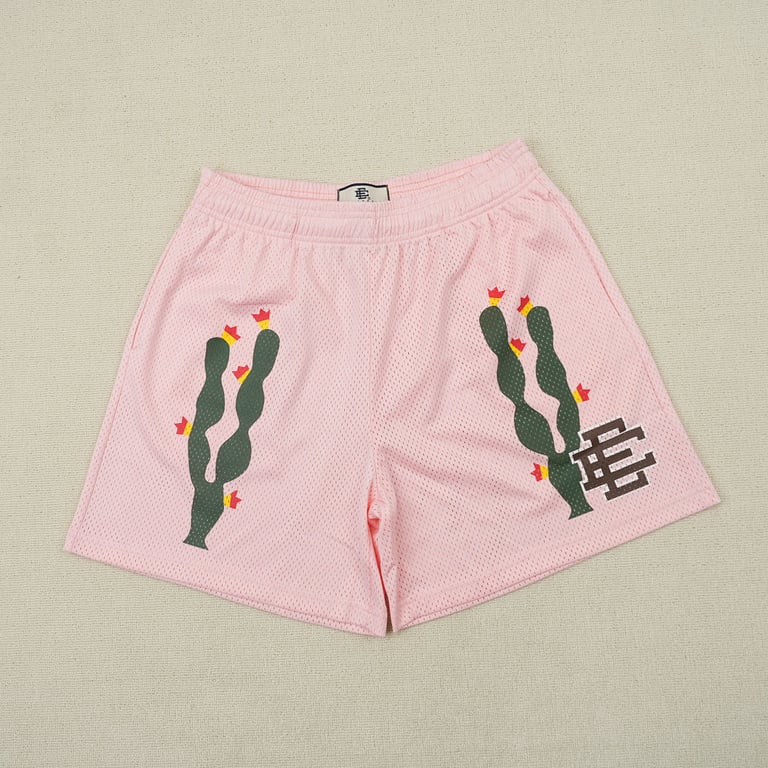Eric Emanuel Cactus Shorts Pink - 4