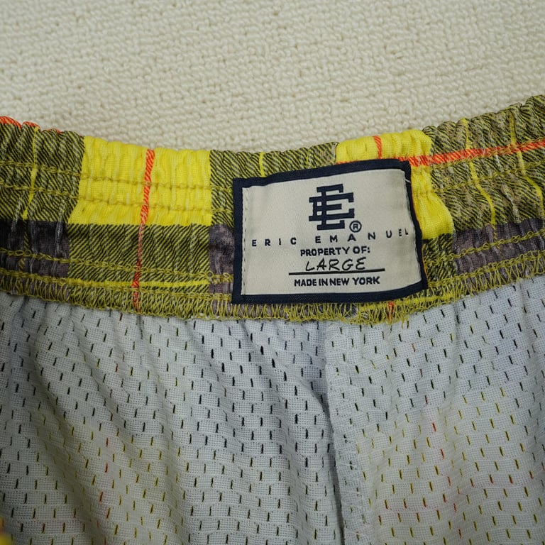 Eric Emanuel EE Basic Short Yellow/Black Plaid - 10