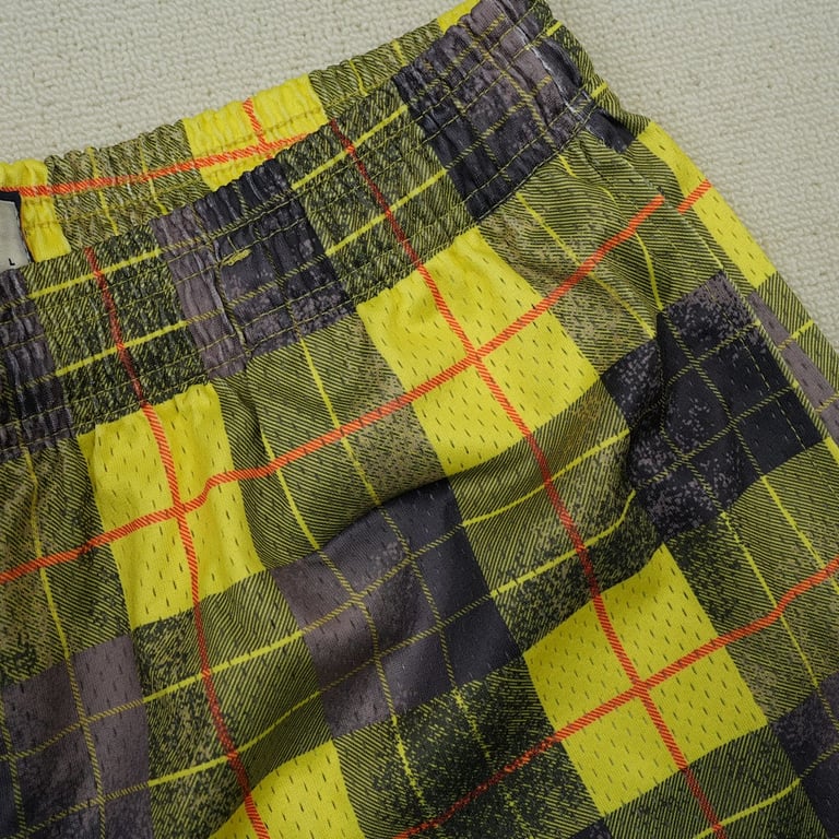 Eric Emanuel EE Basic Short Yellow/Black Plaid - 11