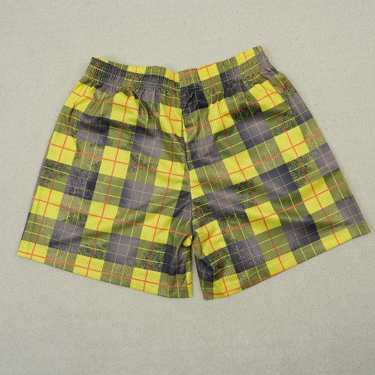 Eric Emanuel EE Basic Short Yellow/Black Plaid - 7
